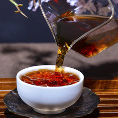 Banzhang Ripe Tea 250g Pu'er Tea Ripe Tea Brick Tea Pu'er Ripe Tea Brick