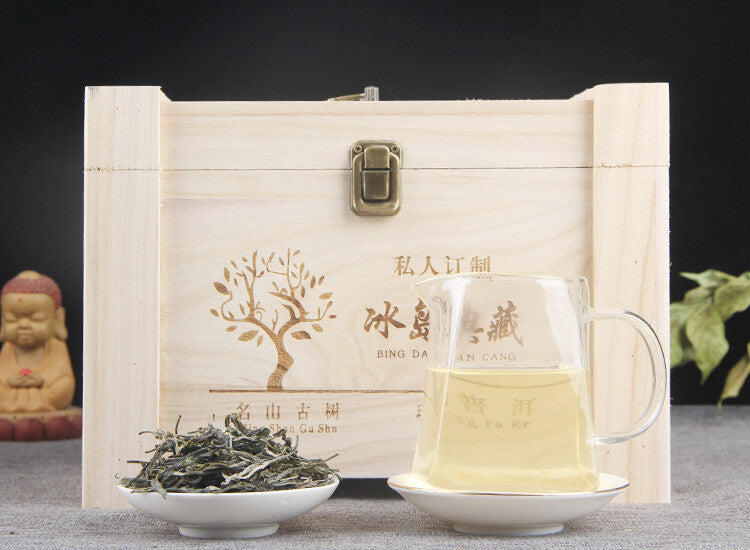 Yunnan Iceland Collection Pu'er Raw Tea 500g/Box Ancient Tree  Spring Tea