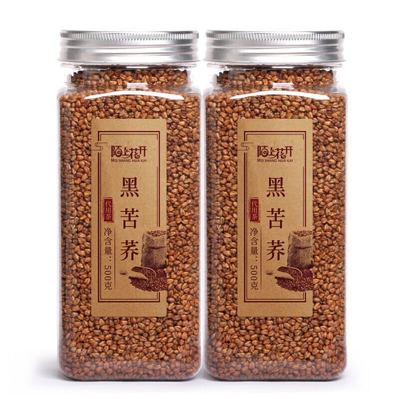 500g Tartary Buckwheat Tea Daliangshan Black Tartary Buckwheat Tea Authentic