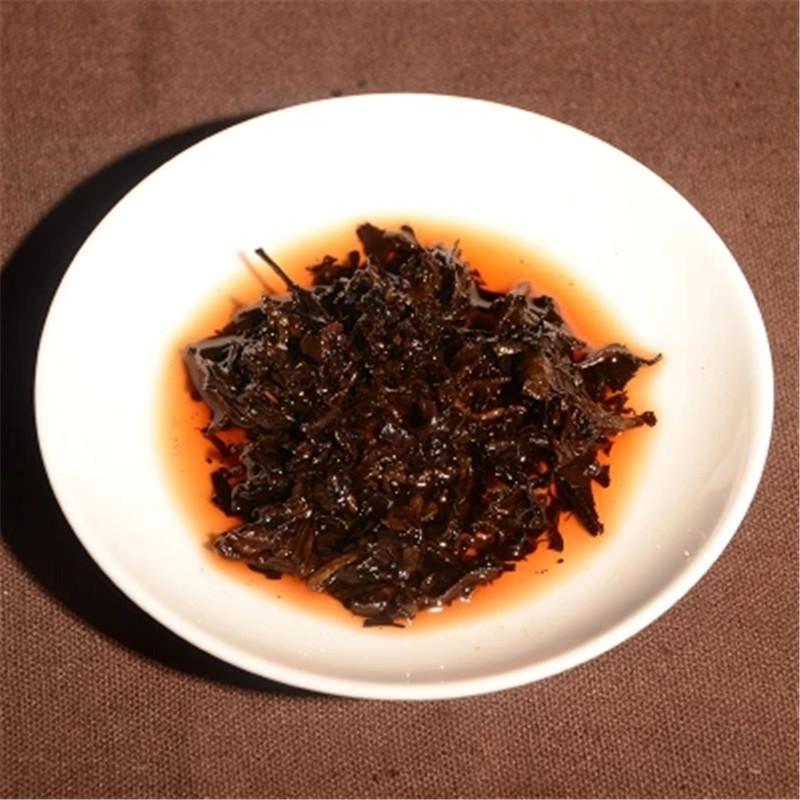 HelloYoung357g Old Class Pu-erh Cooked Tea Cake Yunnan Tea Original Flavor Black Puer Tea