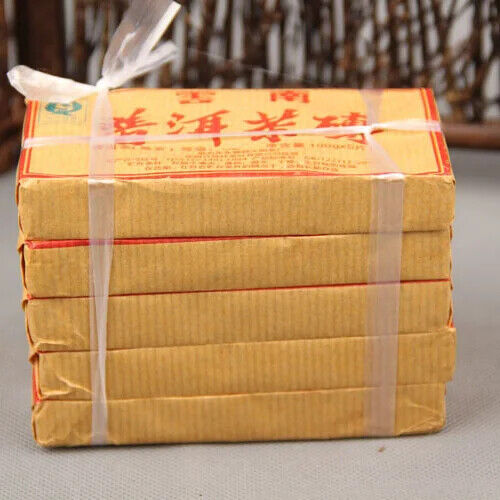 Natural Puer Tea Brick 250/brick Fermented Yunnan Menghai 7581 Cooked Tea Brick