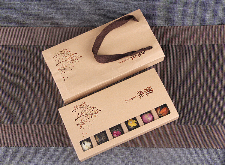 Floral Yunnan Pu'er Raw Tea Dragon Ball Lily Rose Jasmine Peony Flower Tea