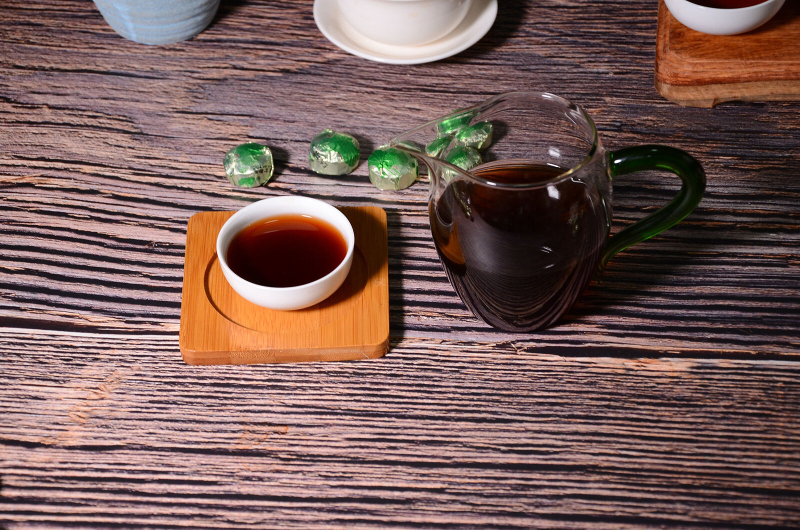 Yunnan lotus leaf mini tuo tea cake gold brick pu-erh tea ripe tea loose 500g
