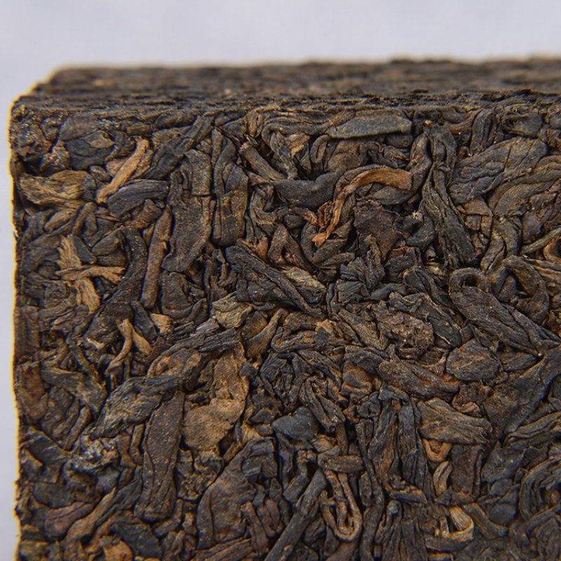 250g Premium Ripe Brick Yunnan Pu'er Tea Bamboo Shoot Shell Packing Health Care
