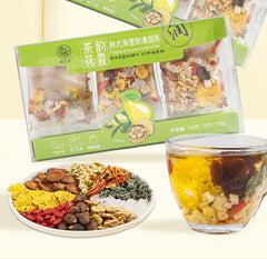 Luo Han Guo Pear Herbal Tea Bags Throat Soothing Moisturizing Sweet Drink