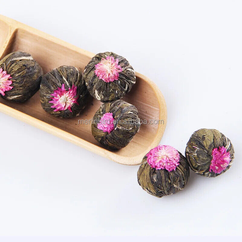 NEW Hand-made Beautiful Blooming Flower Tea Ball Dried Flowers Tea 20pcs