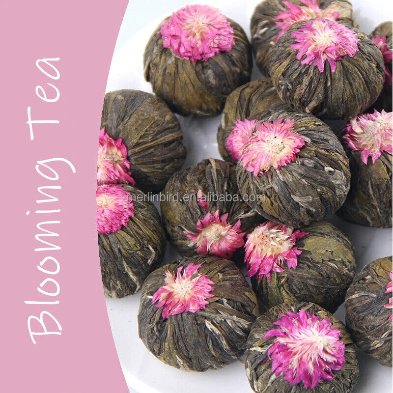 NEW Hand-made Beautiful Blooming Flower Tea Ball Dried Flowers Tea 20pcs