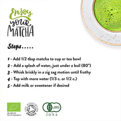 100% Organic Japanese Best Matcha Green Tea - Premium Ceremonial Grade Powder