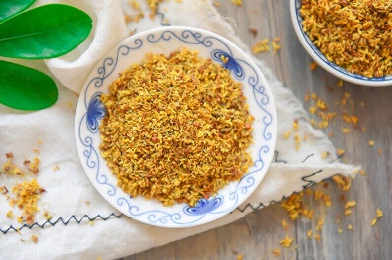 Thé aux fleurs d'Osmanthus Thé sec d'Osmanthus Thé sain pour tous les jours