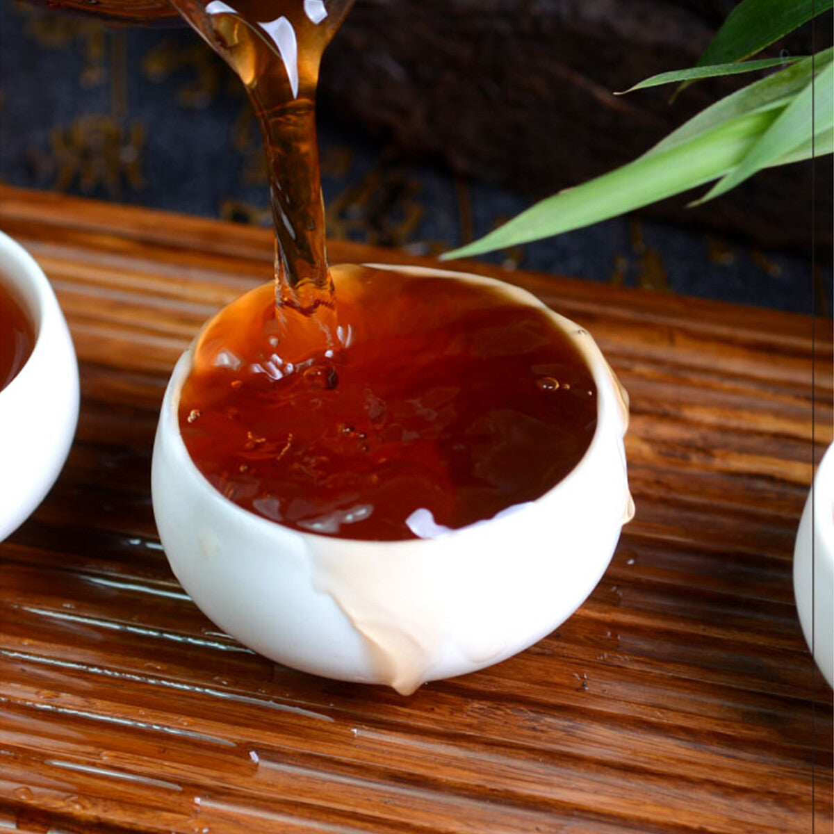 357g Yunnan Original Seven Sub-cake Pu'er Black Tea Aged Flavor Ripe Pu-Erh Tea