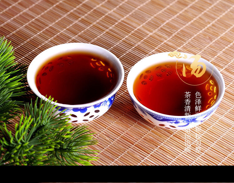 357g Pu Erh Tea Ripe Tea Big Tree Tea Cake Yunnan Pu‘er Tea Zodiac Tea Cake