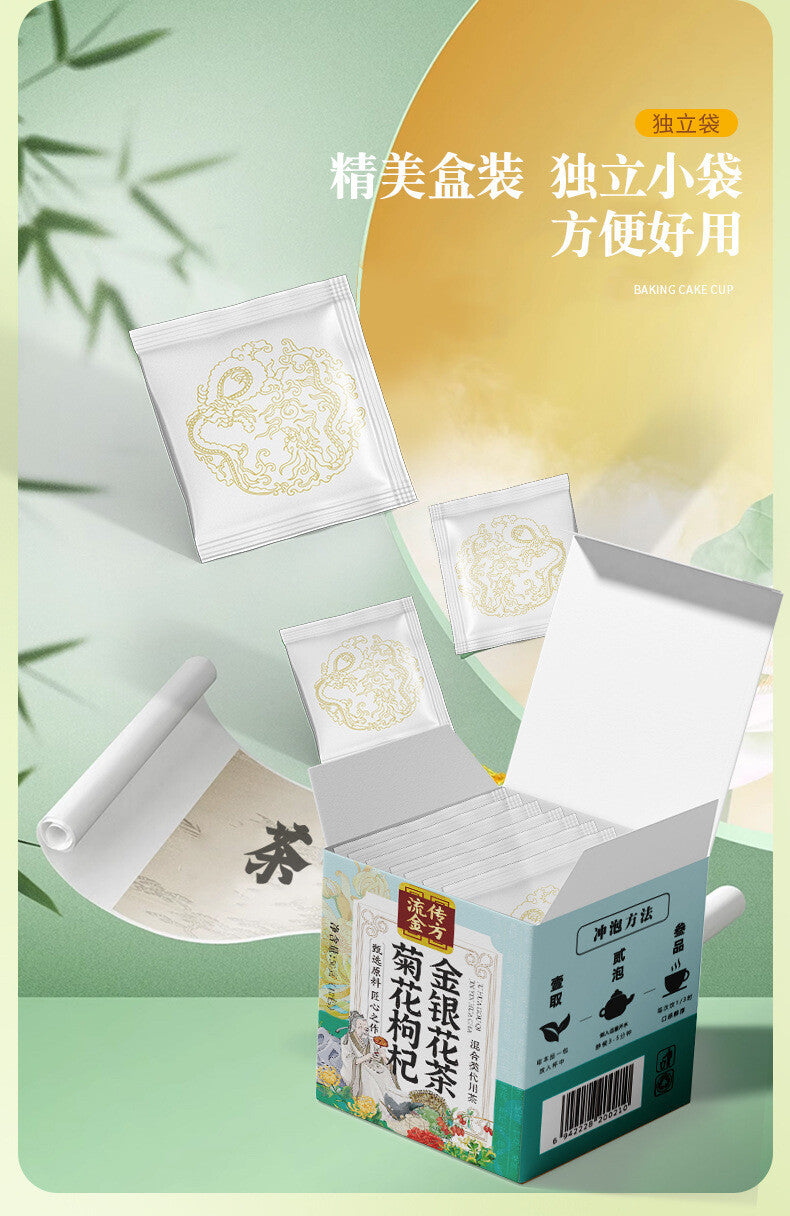 Chrysanthemum Cassia Berry Wolfberry Honeysuckle Tea Health Tea Wolfberry Tea