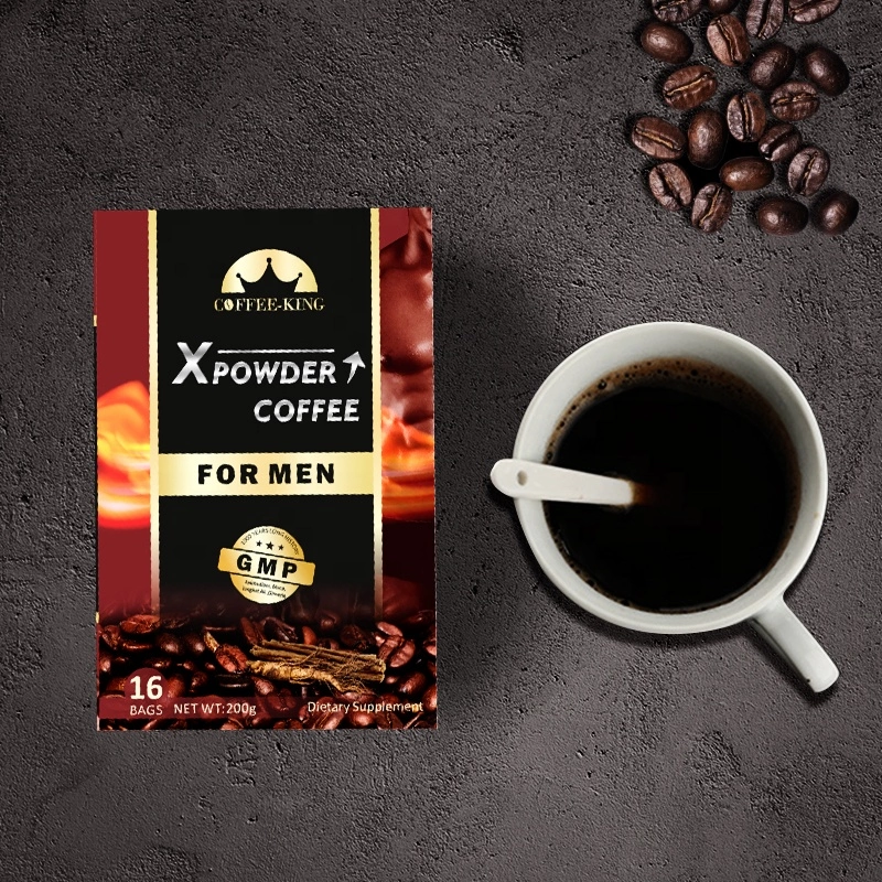 Man X-power Kaffee Custom Maca Bio Kräuter Instant Black Coffee 200g
