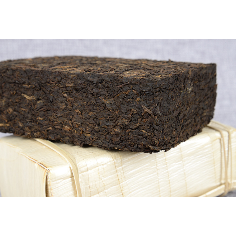 250g Premium Ripe Brick Yunnan Pu'er Tea Bamboo Shoot Shell Packing Health Care