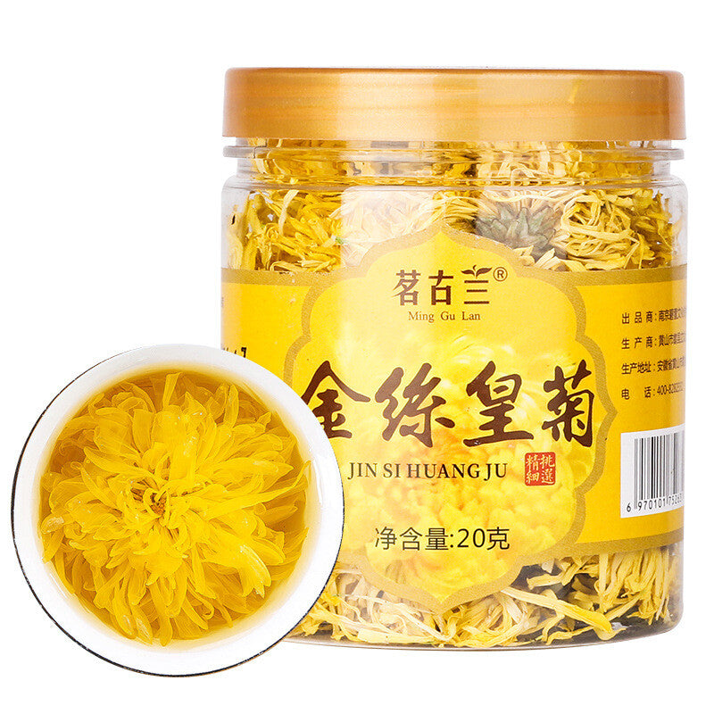 Marke Golden Silk Chrysanthemum Tee Kräutertee Runde Kanne Guter Tee 20G