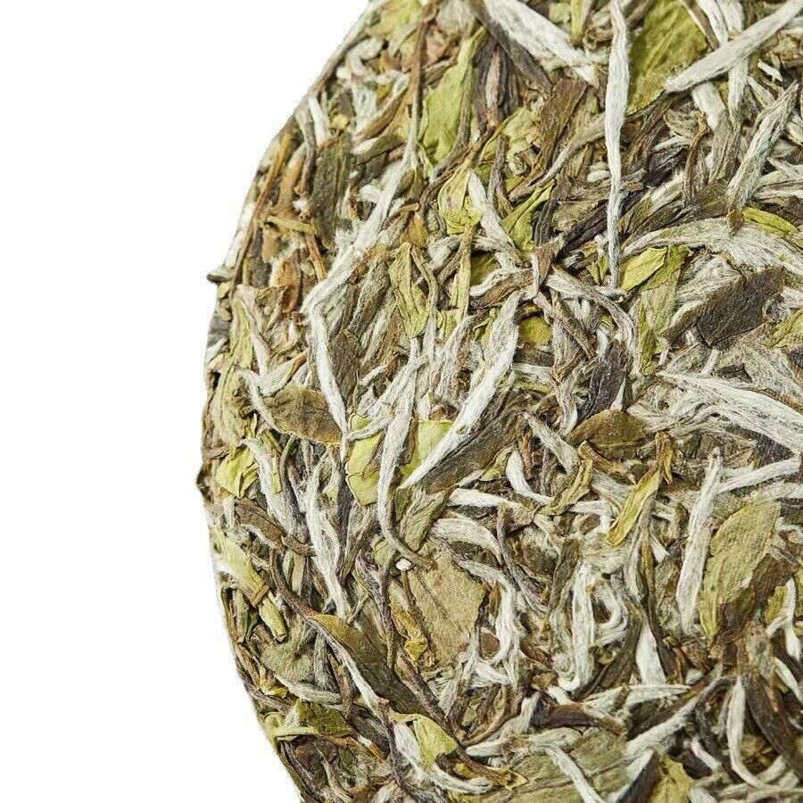 HelloYoung 100g Fuding High Mountain Sunlight White Tea White Peony Tea Cake Floral Aroma