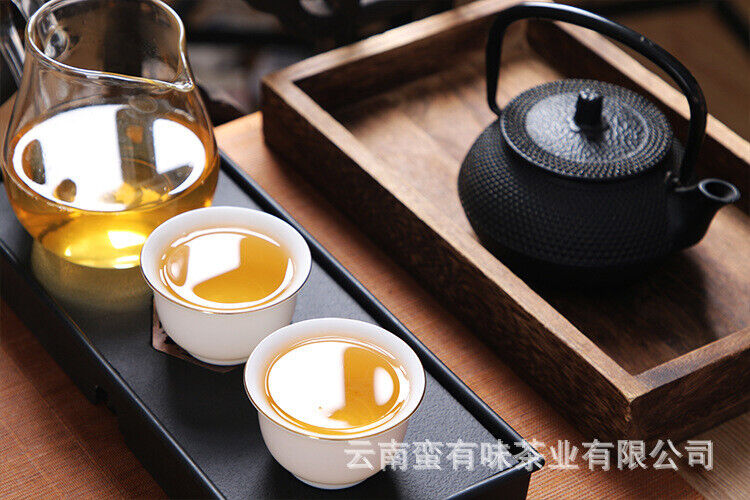 250g Yunnan Pu'er Tea Icelandic Golden Leaf Raw Brick Raw Tea Pu'er Brick Tea