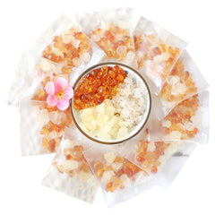 15g*20bags Peach Gum Soap Horn Snow Swallow Small Packaging Peach Gum Brushed