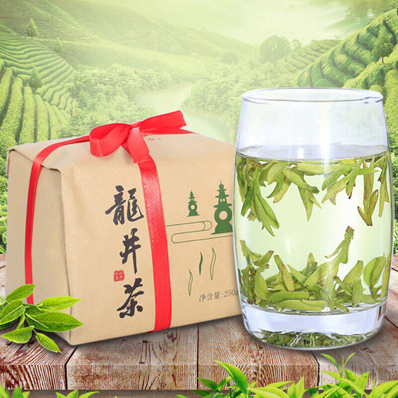 HelloYoung 250g Dragon Well Green Tea Longjing Bulk Green Tea Ecology Tea Health Care