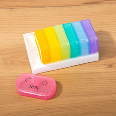 7 Days Top Pill Holder Storage Organizer Plastic Holder Handy Travel Pill Case