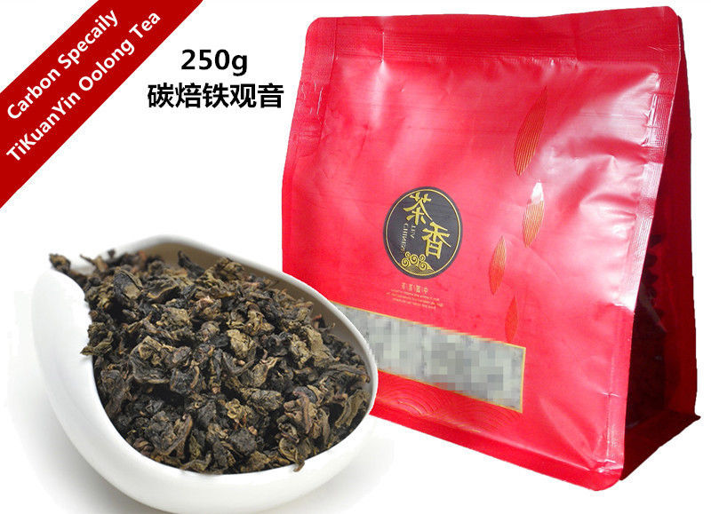 HelloYoung 250g Carbon baked Tieguanyin Tea High Quality Chinese Tikuanyin Tea Oolong Tea