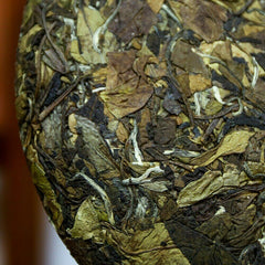 HelloYoung High Mountain Bai Cha Tea Fuding Shou Mei White Tea Organic White Tea Cake 350g