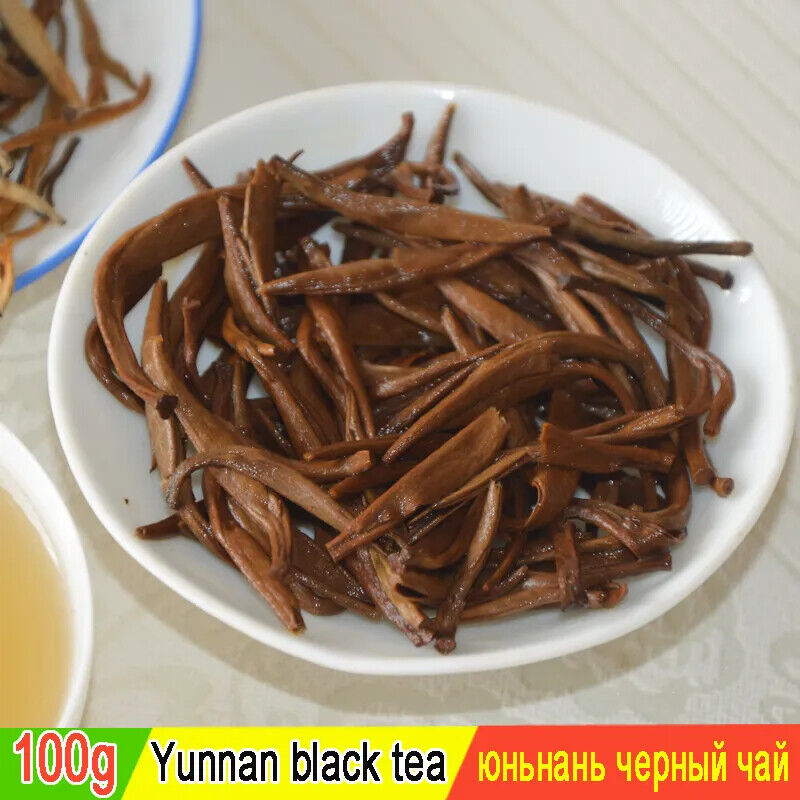 HelloYoung New Fengqing Dian Hong Famous Yunnan Black Tea, Organic Tea Dianhong 100g