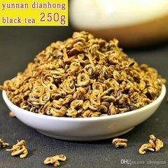 HelloYoung Black tea DianGong sweet gold screw Yunnan chicken DianHong deqing Tea 250g