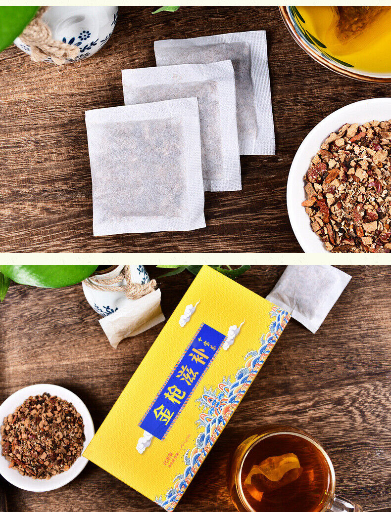 HelloYoung 150g Golden gun tonic ten treasure tea ginseng five solid tea health bag tea