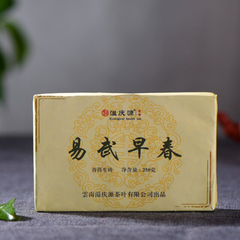 250g Top Grüner Tee Früher Frühling Puerh Tee Alter Baum Pu-erh Roher Tee Ziegel