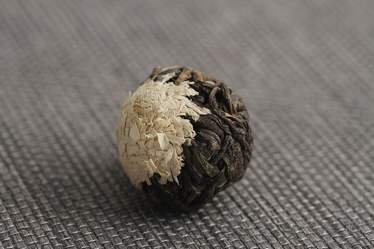 Puer Longzhu 18pcs Raw Tea Rose Jasmine Peony 6 Flavors Combination Flower Tea