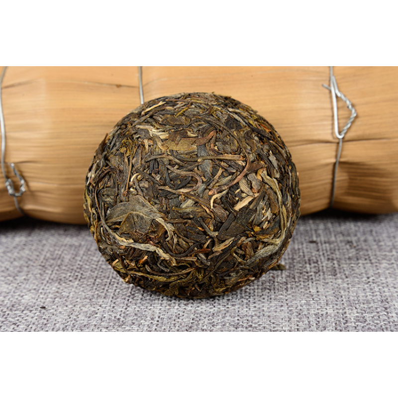 Yunnan Pu'er Tea Bamboo Shoot Shell Pu'er Tea Tuo Organic Green Tea  100*5pcs