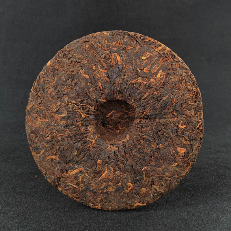 357g/12.59oz Organic Peacock Puerh Ripe Tea Cake Premium Pu'er Black Tea