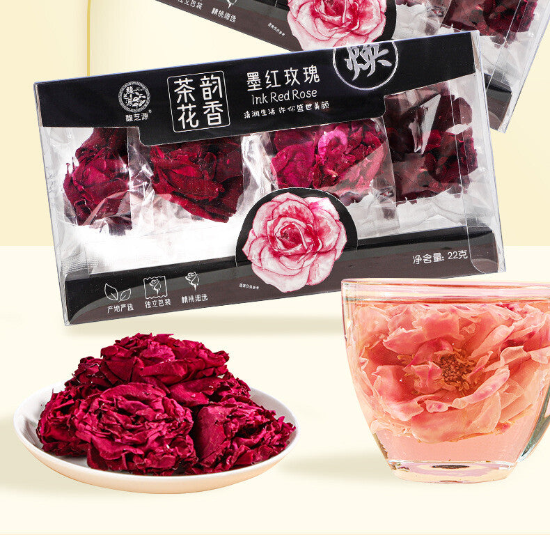 Yunnan Dark Rose Flower Herbal Tea Natural Drink Rich Anthocyanins No Sulfur
