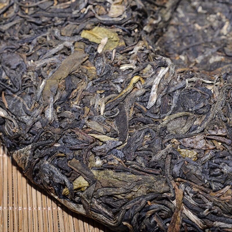 357g Yunnan Pu'er Cha Tea Arbor Golden Needle Tree Tea Cake Tea Old Pu'er