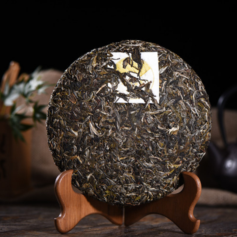 Organic Green Tea Spring Cha Tea High Mountain Ancient Tree Pu-erh Tea 357g