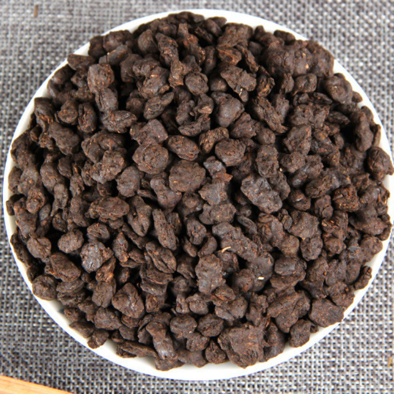 500g/1.1LB Crushed Silver Old Tea  Pu'er Tea Pu'er Ripe Tea  Head Craft Tea
