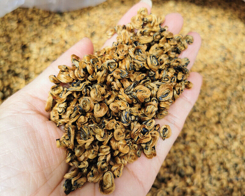 HelloYoung 50g Fengqing Dian Hong Tea Yunnan Dian Hong Tea Biluochun 1.7oz
