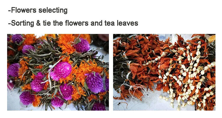Fresh Loose Tea Natural Marigold Blooming Tea Flowering Tea Balls 20pcs