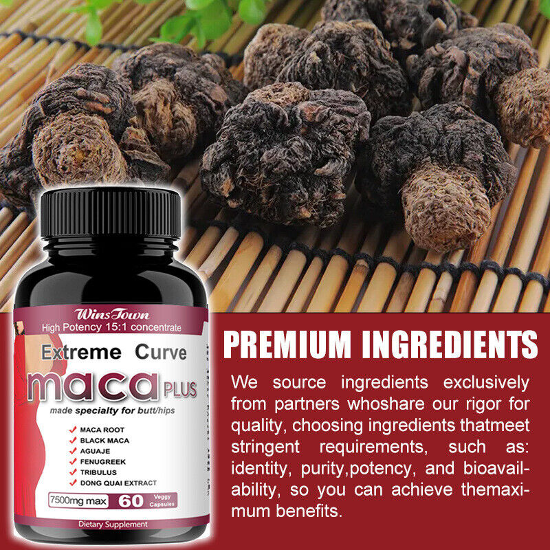 MACA ROOT 7500 MG capsules ( lepidum mayenil ) 7500 mg 60 count organic vitamins