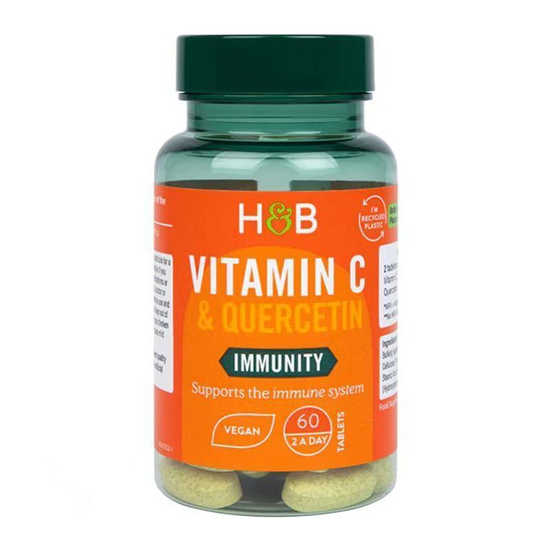 60 Tablets/ Bottle Quercetin+Vitamin C HB for Lung Protection