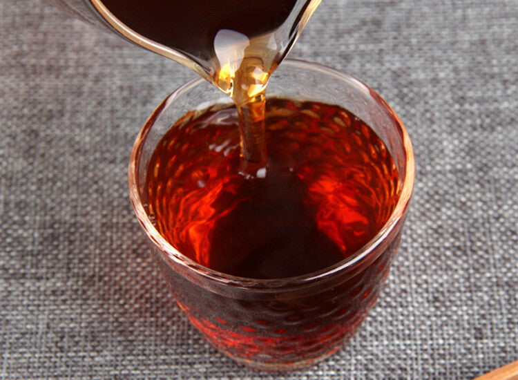 357g Yunnan Arbor Menghai Qizi Cake Collection Pu'er Tea ChenXiang Ripe Tea