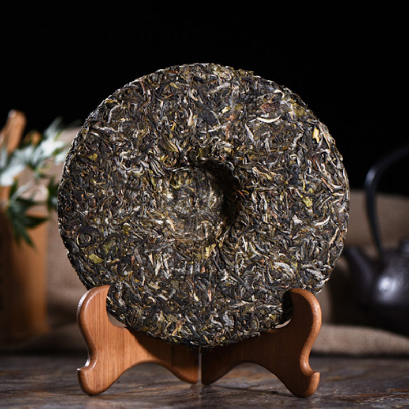 Organic Green Tea Spring Cha Tea High Mountain Ancient Tree Pu-erh Tea 357g