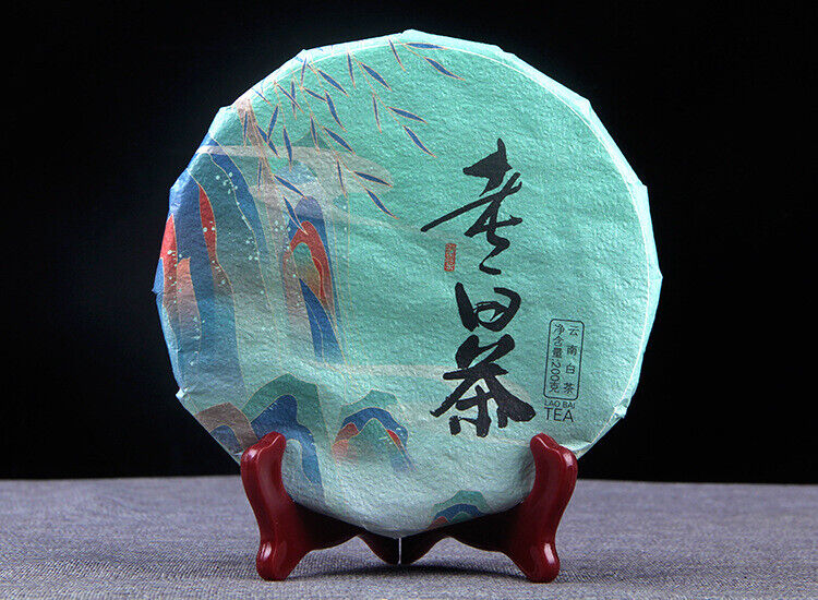 HelloYoung 200g（7g） Ancient Tree Tea Old White Tea Yunnan Yiwu Flower and Fruit Tea Cake
