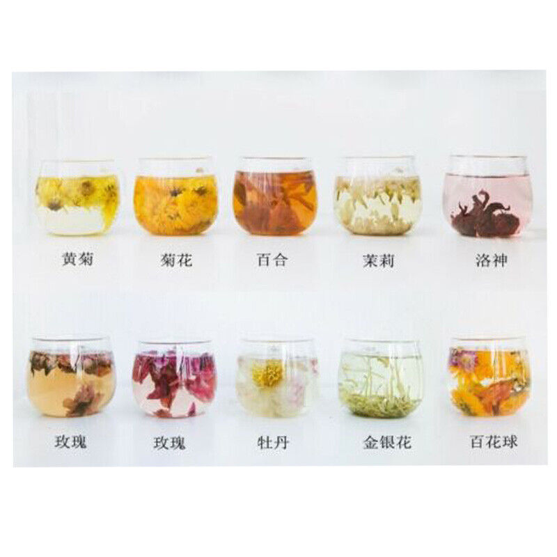 HelloYoung 10 Kinds Chinese Mix Blooming Tea Balls Organic Flowers Flowering Tea Buds 500g