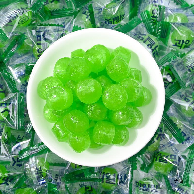Fruit candy, grape green flavored hard candy casual snacks internet famous candy
