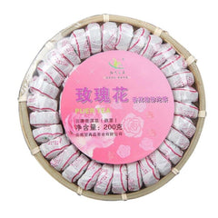 Yunnan Rose Ripe Puerh Mini Tuo Tea Cooked Black Tea Premium Healthy Blend