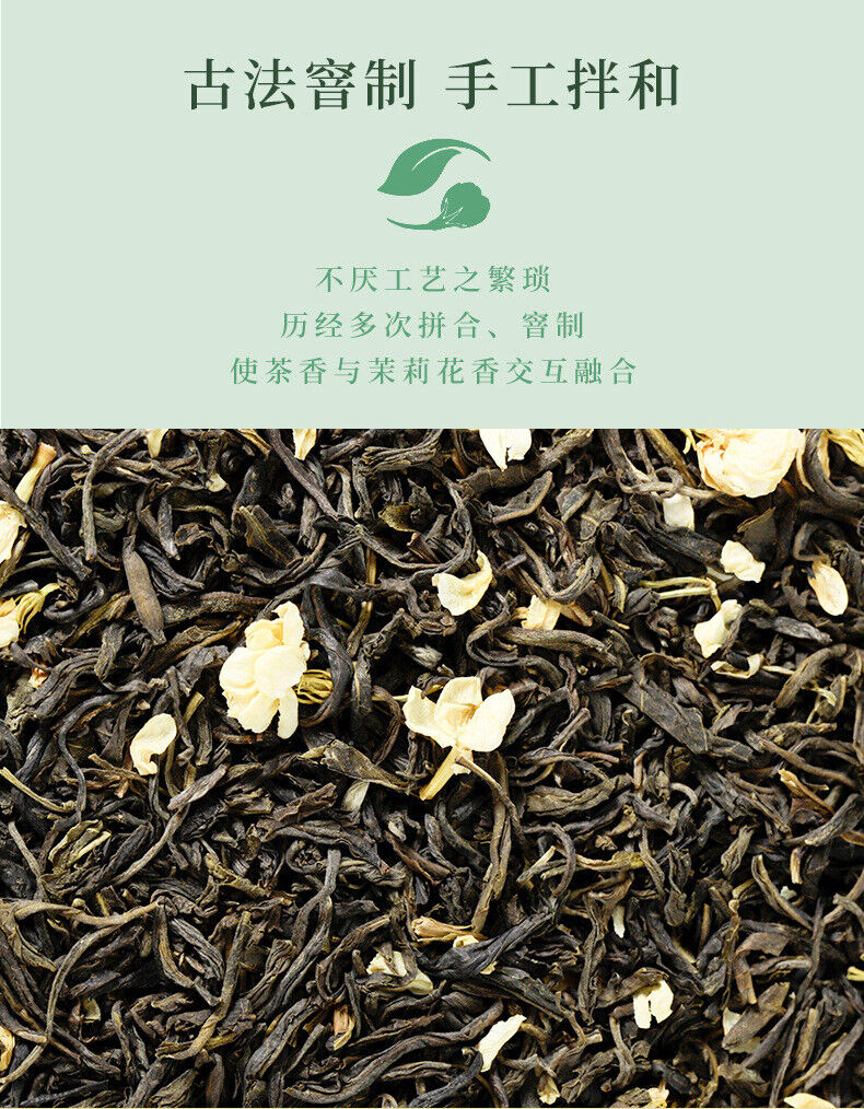 portion of 40 packets of new tea jasmine tea leaves green tea bulk strong aroma