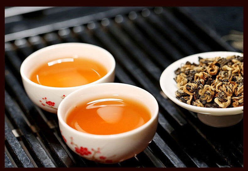 Yunnan Golden Snail Black Tea "Jing Luo Ya" Premium Dian Hong Loose Leaf 50g
