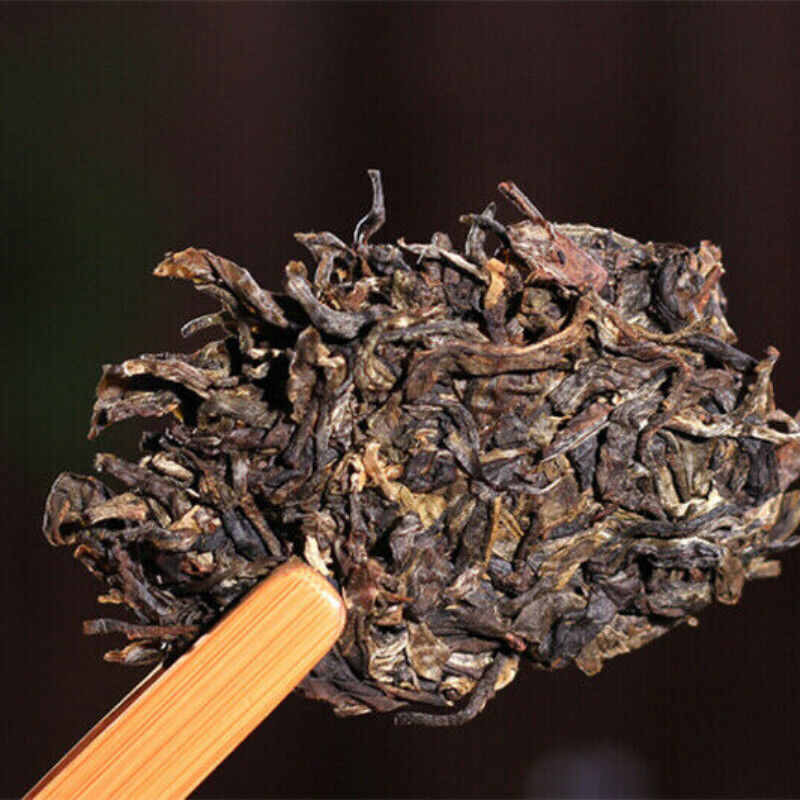 HelloYoung 0432 Ba Jiao Ting Li Ming Puer Aged Pu Er Tea Cake Natural  Pu Erh Tea 357g